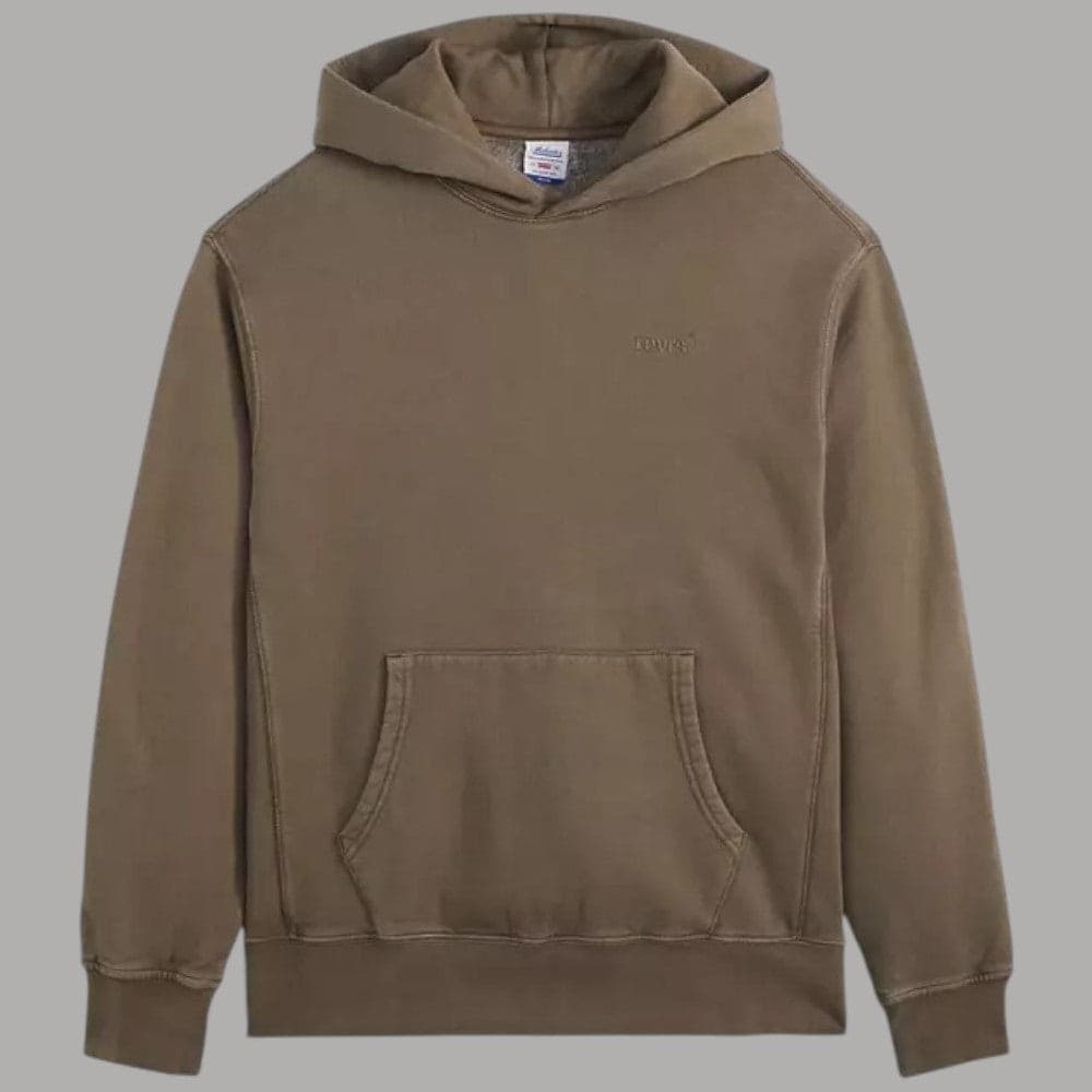 Levi's felpa marrone con cappuccio A84350033 - 6