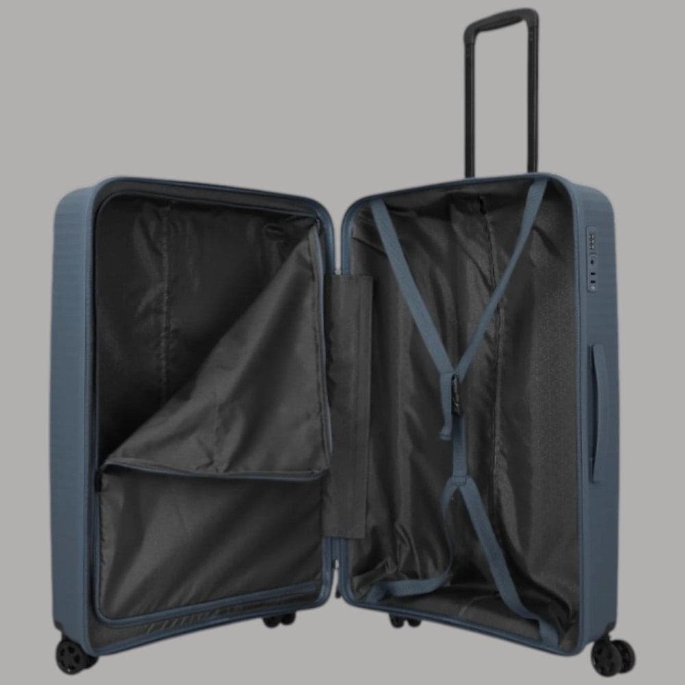 Trolley Travelite Air Stripe L Blu Navy - Sicuro e Leggero - 7