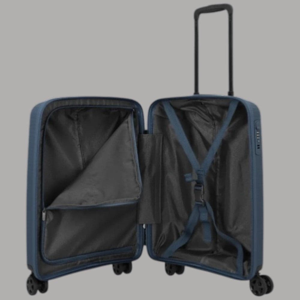 Trolley Travelite Air Stripe S: Compatto e Sicuro, Blu Navy - 7