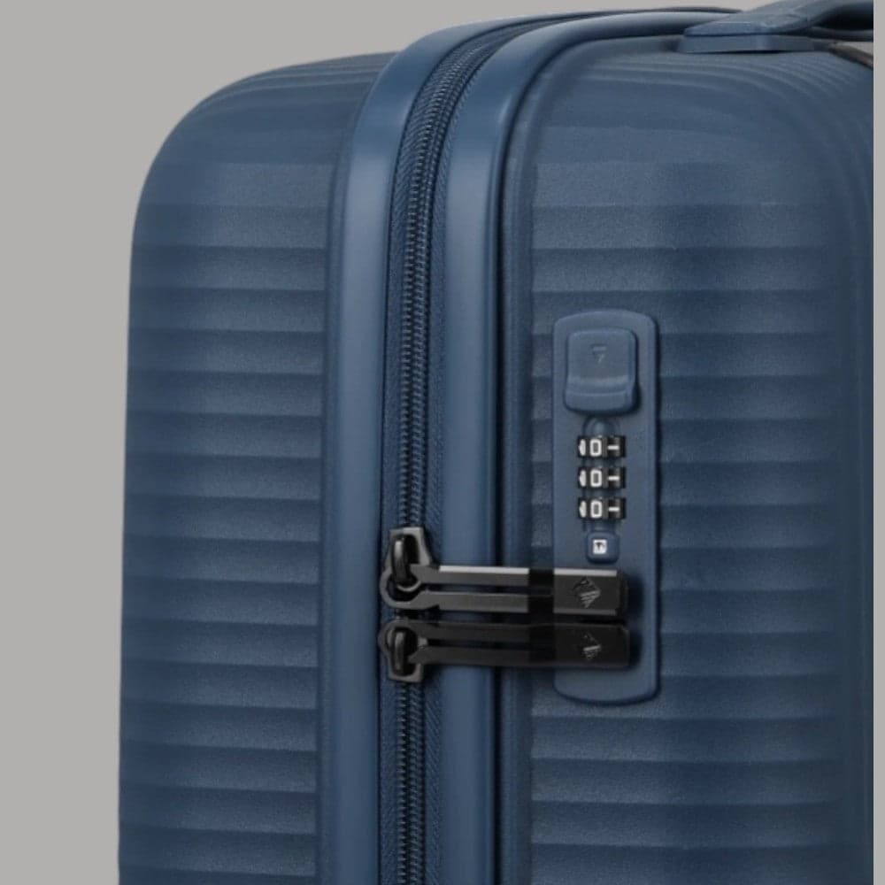 Trolley Travelite Air Stripe S: Compatto e Sicuro, Blu Navy - 10