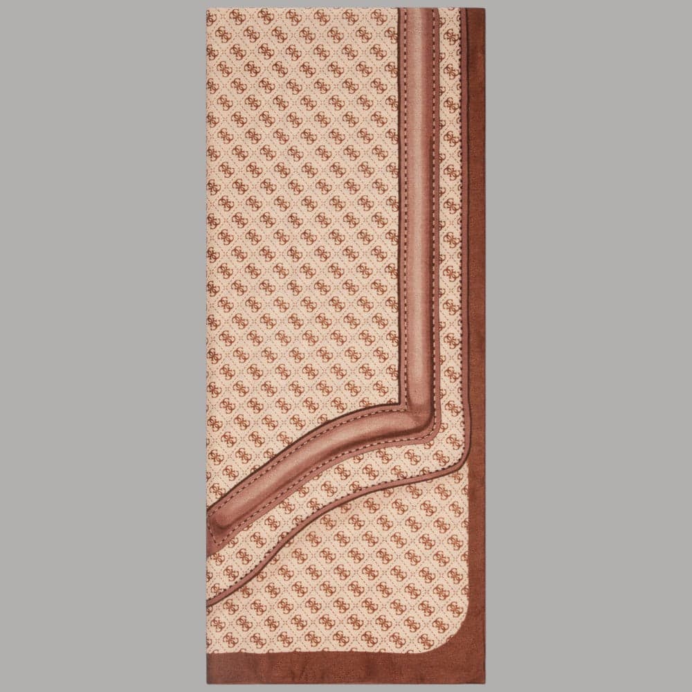 Guess sciarpa marrone 90x180 NOELLE AW5413 POL03 LTL - 4
