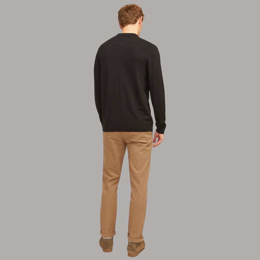 Pantaloni chino Jack & Jones slim fit testurizzati grigi - 13
