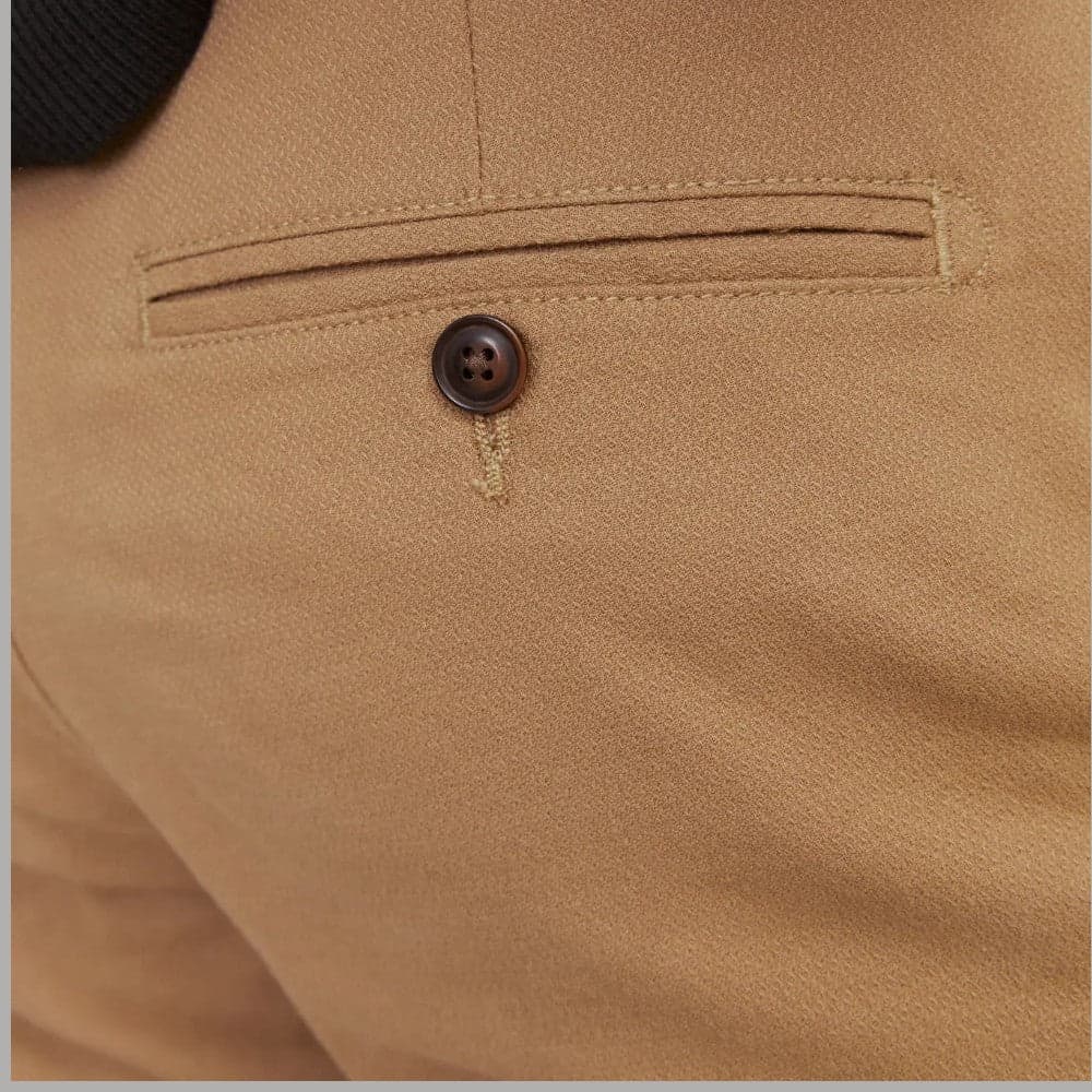 Pantaloni chino Jack & Jones slim fit testurizzati grigi - 16