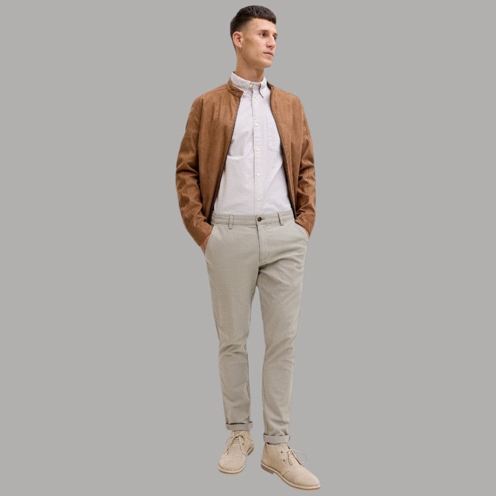 Pantaloni Chino Slim Fit Testurizzati Jack & Jones - Art.12206198 - 3