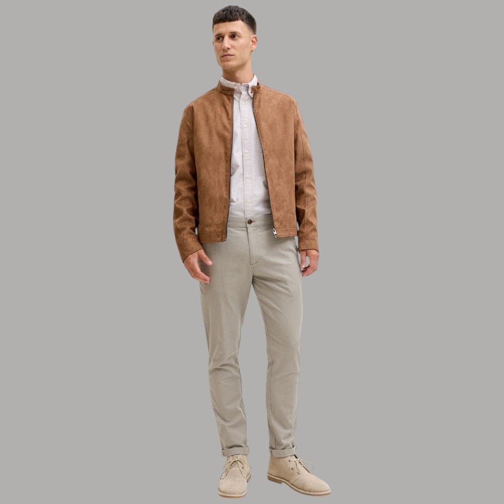 Pantaloni Chino Slim Fit Testurizzati Jack & Jones - Art.12206198 - 4