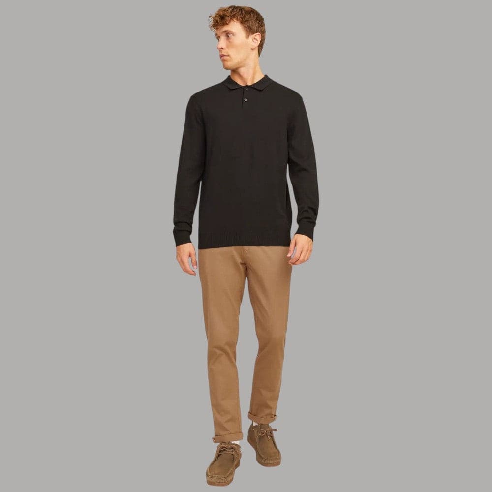 Pantaloni chino Jack & Jones slim fit testurizzati grigi - 10