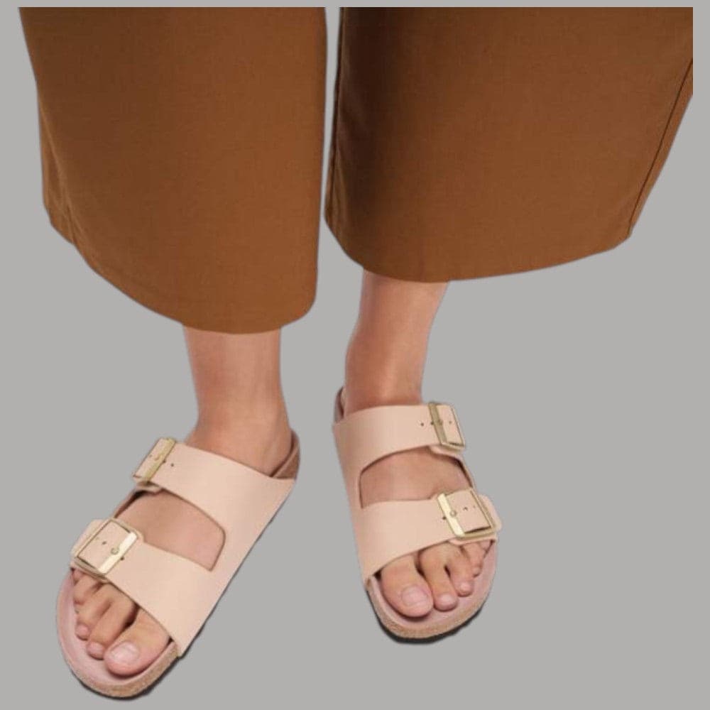 Birkenstock Ciabatte Arizona Donna Rosa Birko-Flor Plantare Anatomico - 7
