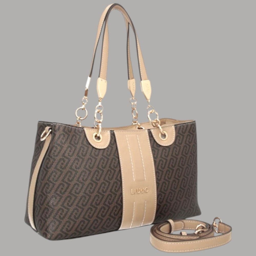 Liu Jo Borsa Shopping Monogram con Tracolla Elegante - 2