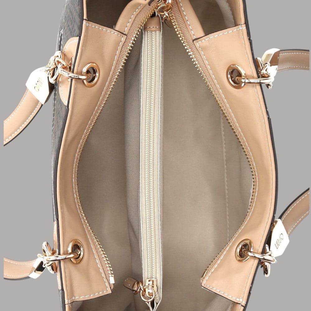 Liu Jo Borsa Shopping Monogram con Tracolla Elegante - 4