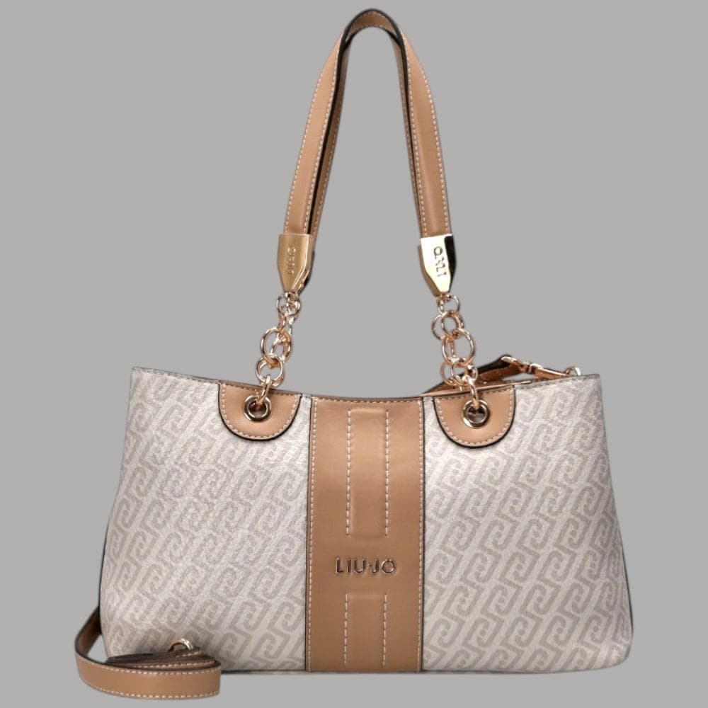 Liu Jo Borsa Shopping Monogram con Tracolla Elegante - 5