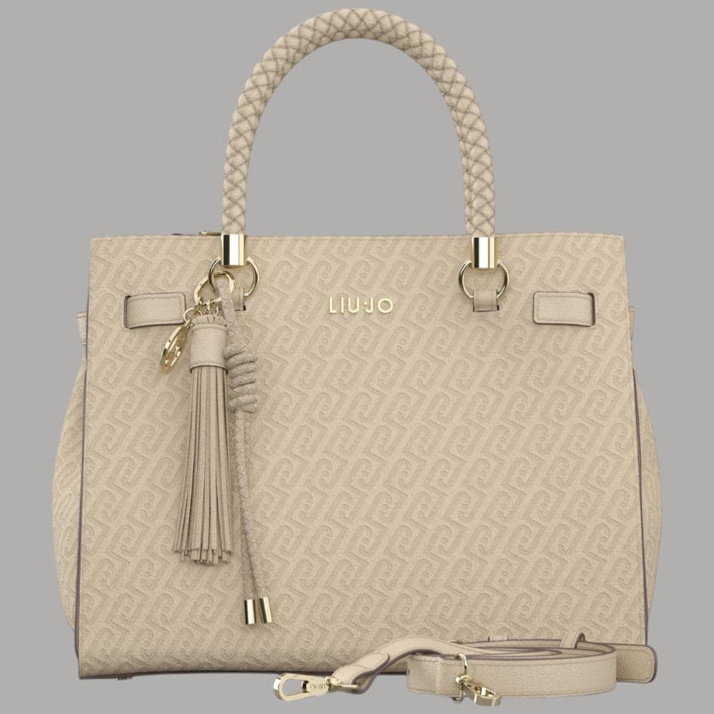 Liu Jo borsa shopping con manici intrecciati e nappa elegante - 4