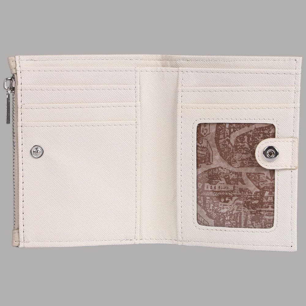 YNot Portafoglio Donna London XS Ecopelle Compatto con Clip e Zip - 3