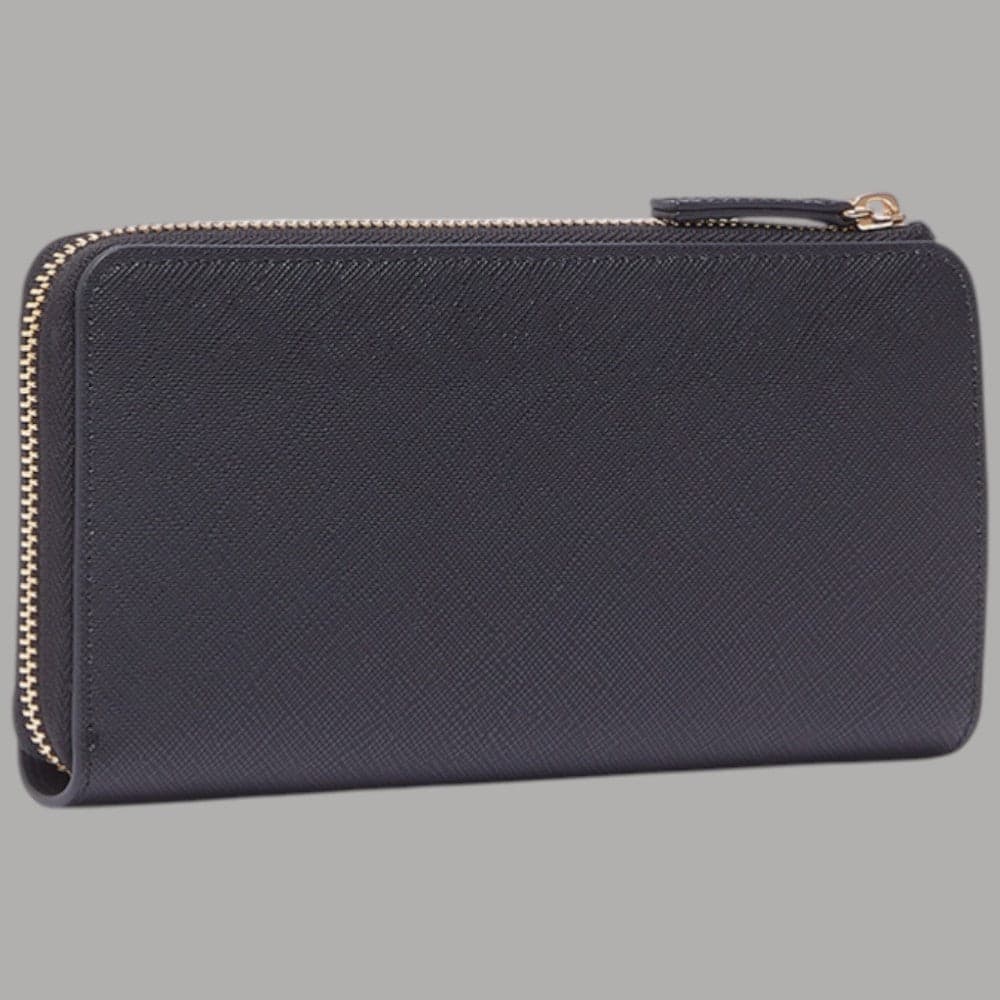 Liu Jo portafoglio grande con zip e logo rilievo saffiano donna - 2