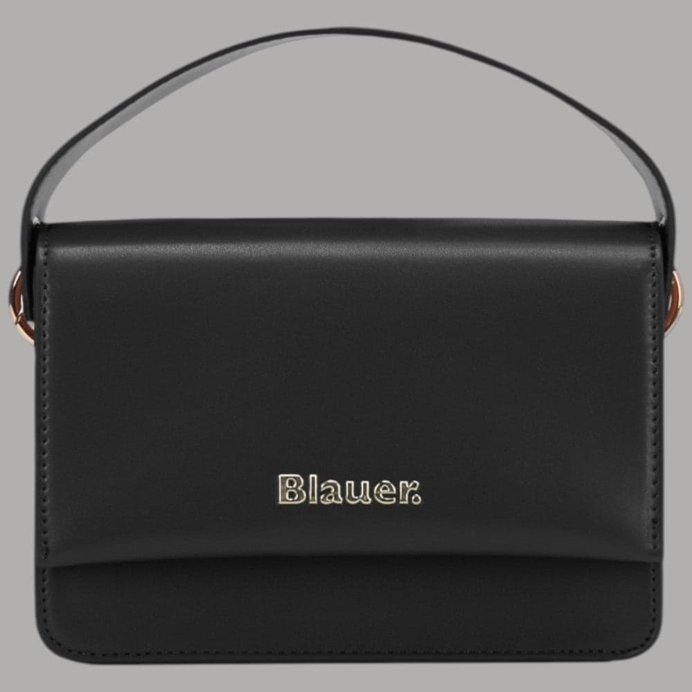 Blauer Borsa Mini Mano con Tracolla a Catena Dorata - 1