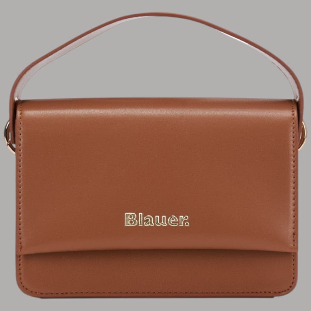 Blauer Borsa Mini Mano con Tracolla a Catena Dorata - 15