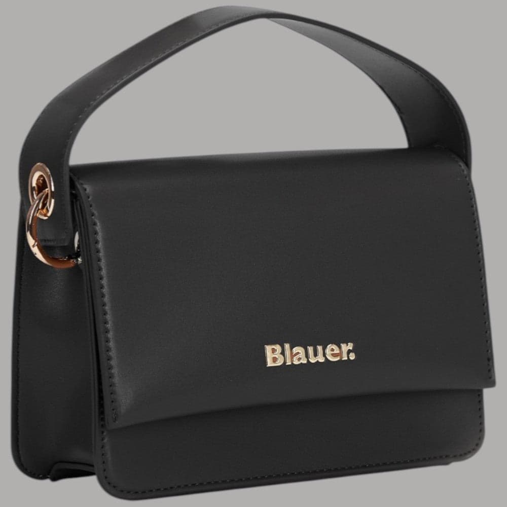 Blauer Borsa Mini Mano con Tracolla a Catena Dorata - 2