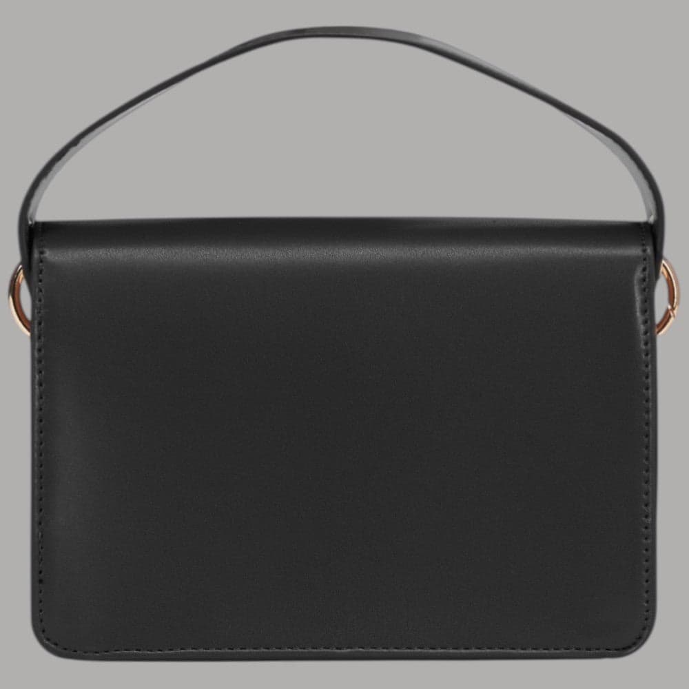 Blauer Borsa Mini Mano con Tracolla a Catena Dorata - 3