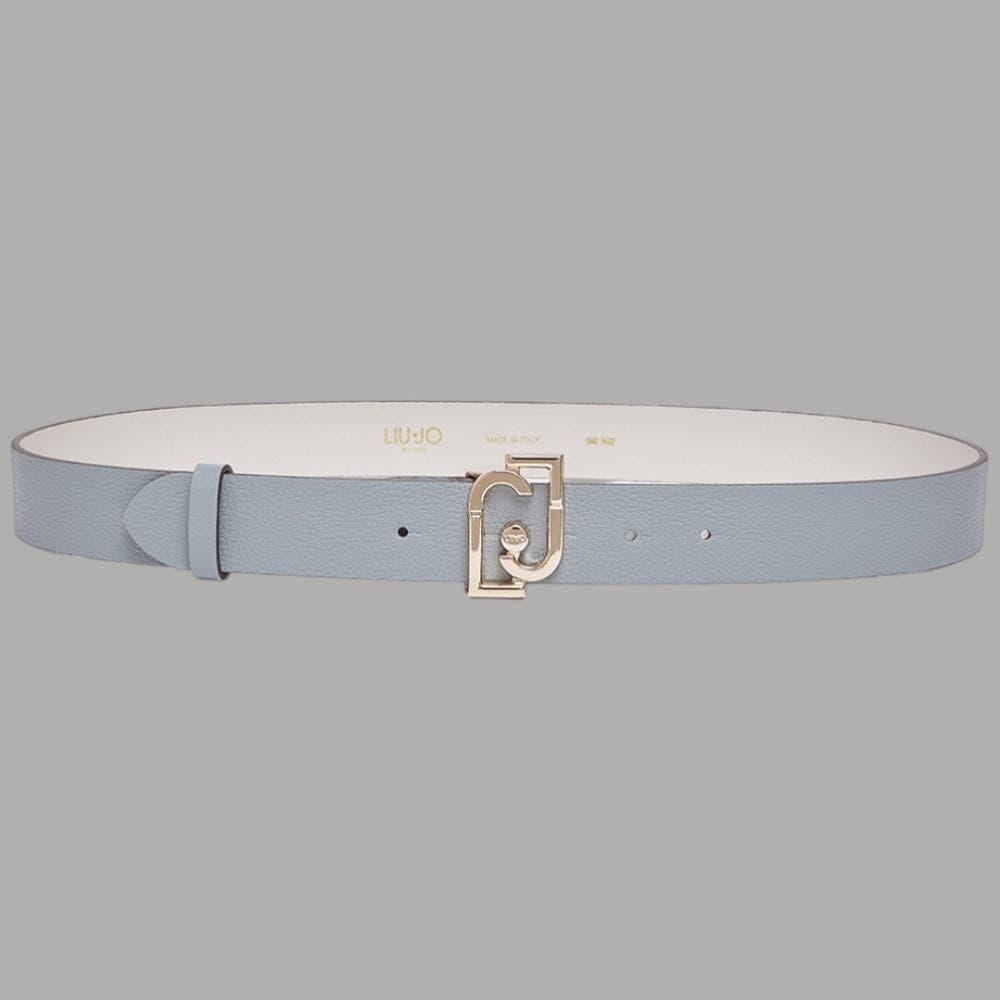 Liu Jo cintura donna 3,5 cm con fibbia logo LJ bottalato regolabile - 2
