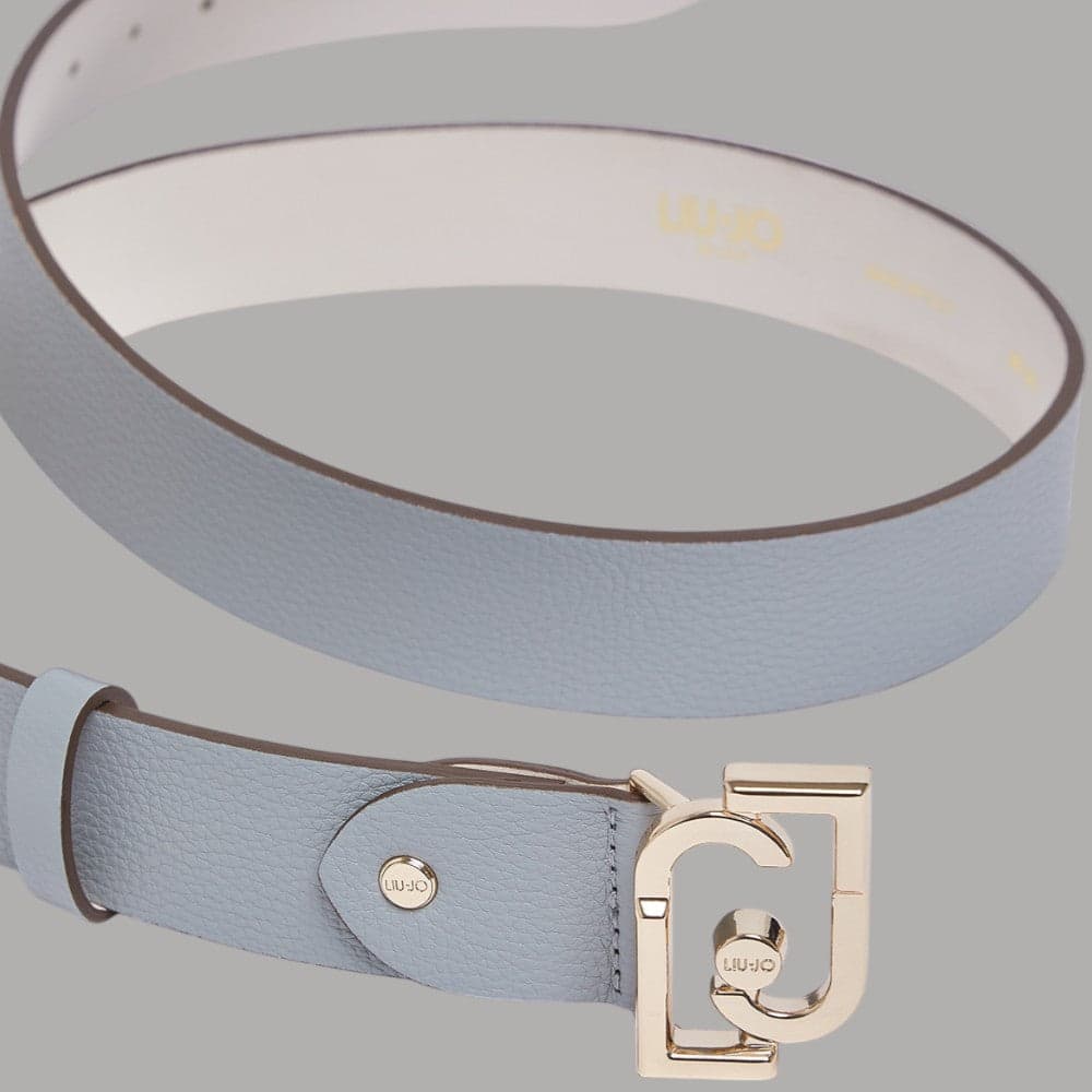 Liu Jo cintura donna 3,5 cm con fibbia logo LJ bottalato regolabile - 3