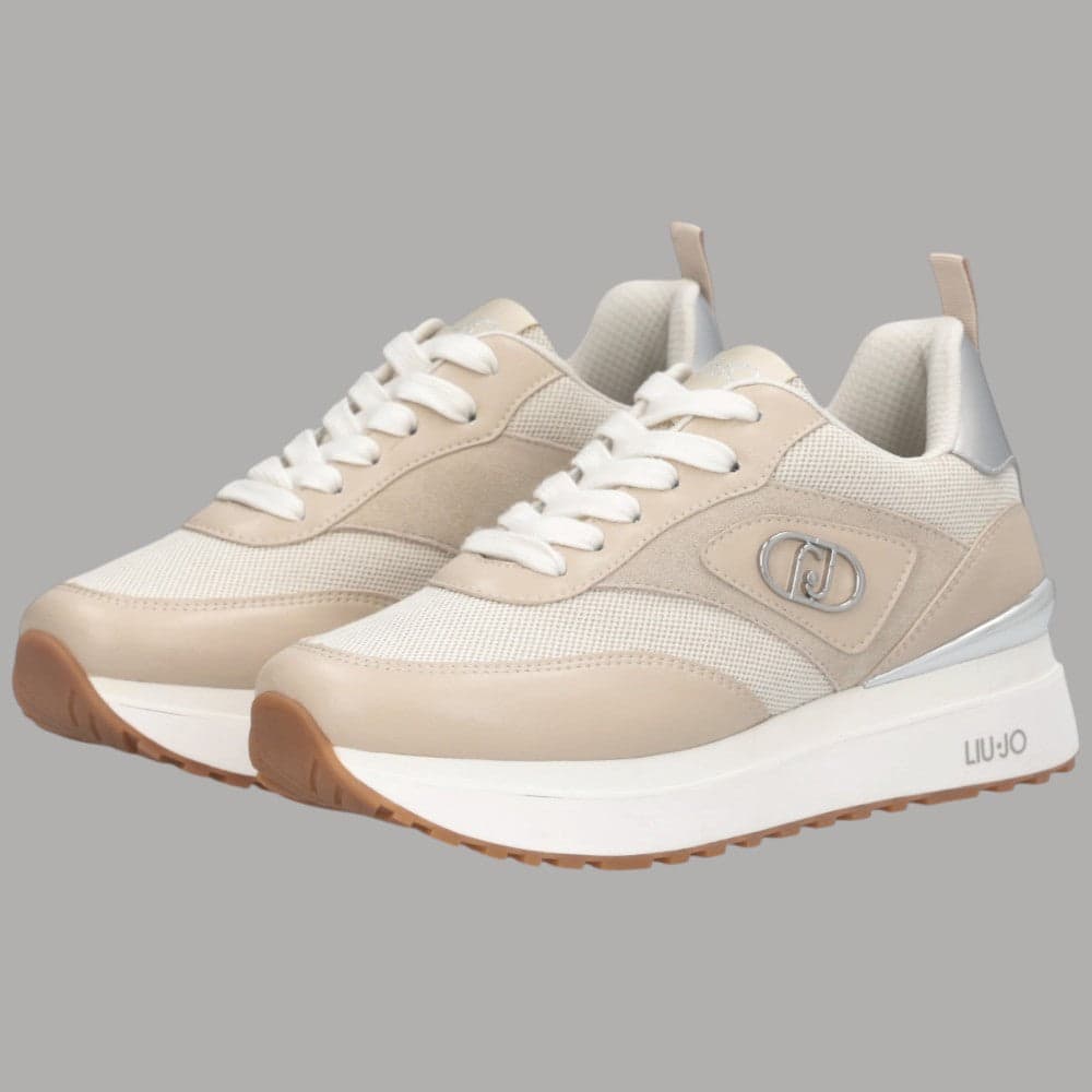 Scarpe Liu Jo: Sneakers Beige Platform Ultra Comode e di Tendenza - 3