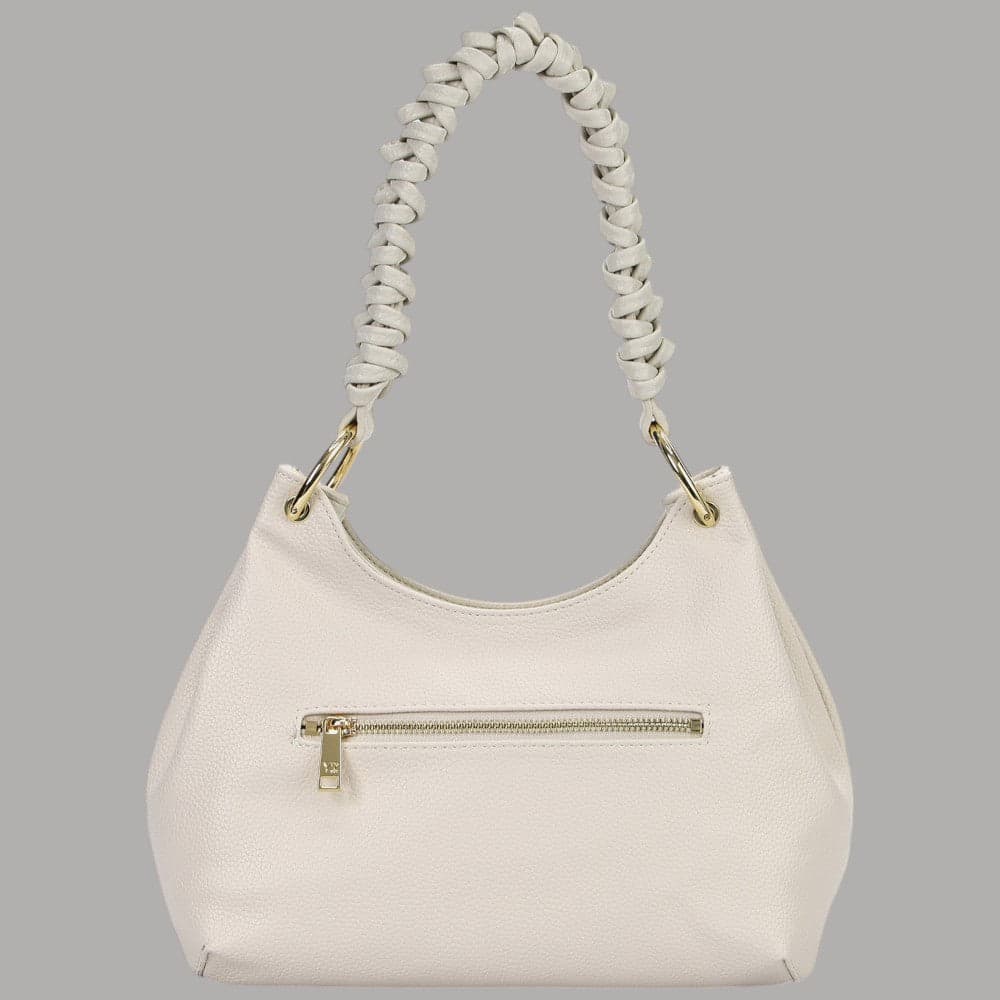 Borsa Ynot Hobo ZANTE M in Eco Pelle PU Manico Intrecciato e Tracolla - 3