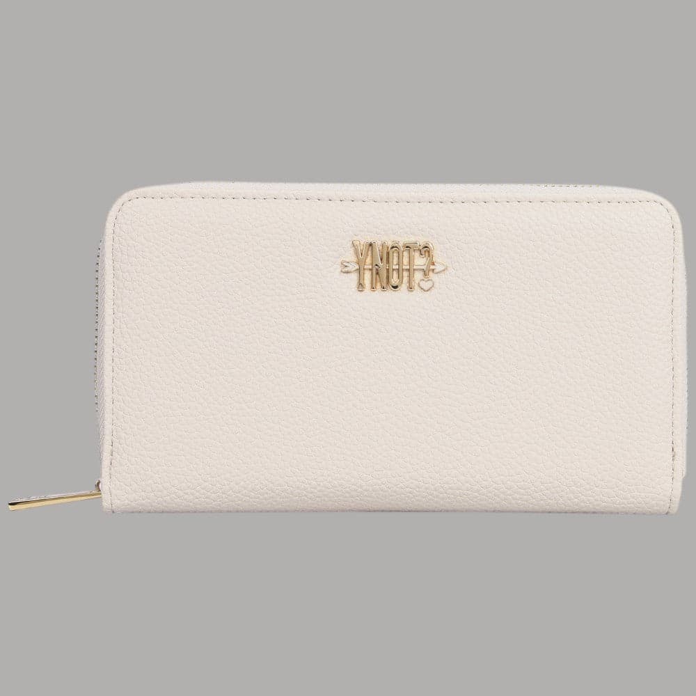 YNot Portafoglio Donna ZANTE Ecopelle e Pelle con Zip e Tasche Organizer - 7