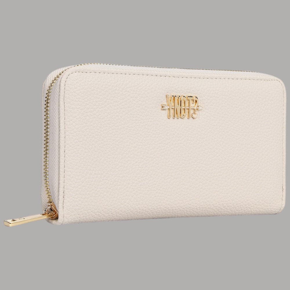 YNot Portafoglio Donna ZANTE Ecopelle e Pelle con Zip e Tasche Organizer - 2