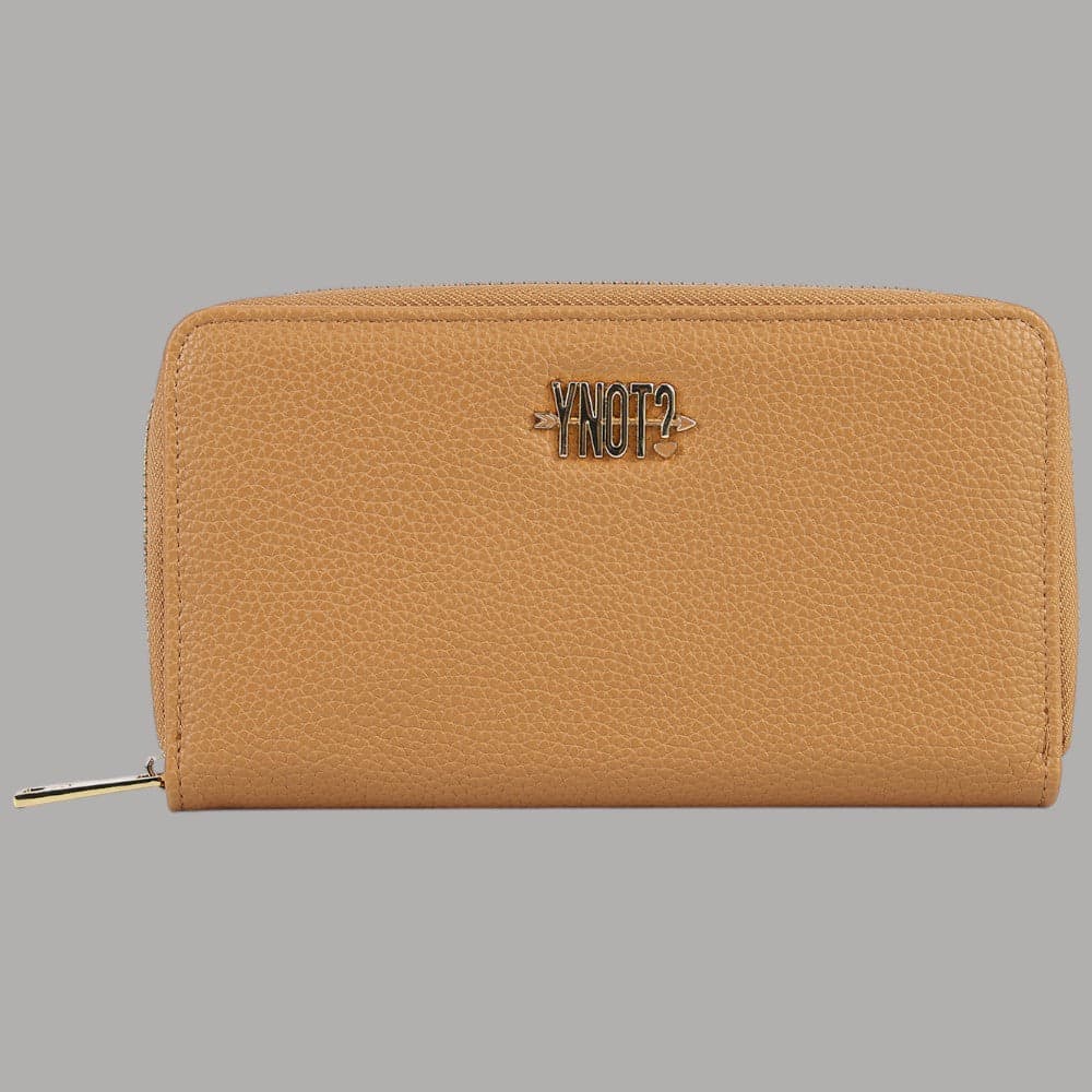 YNot Portafoglio Donna ZANTE Ecopelle e Pelle con Zip e Tasche Organizer - 4