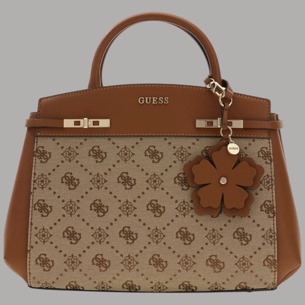 Borsa a mano Guess Melinda con charm monogram e tracolla regolabile - 4