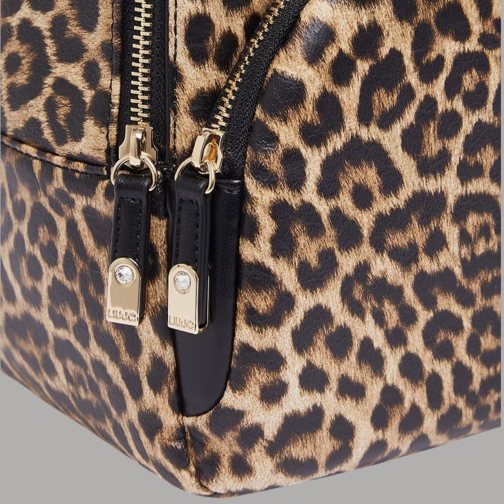 Liu Jo zaino donna animalier elegante con tasca frontale - 4