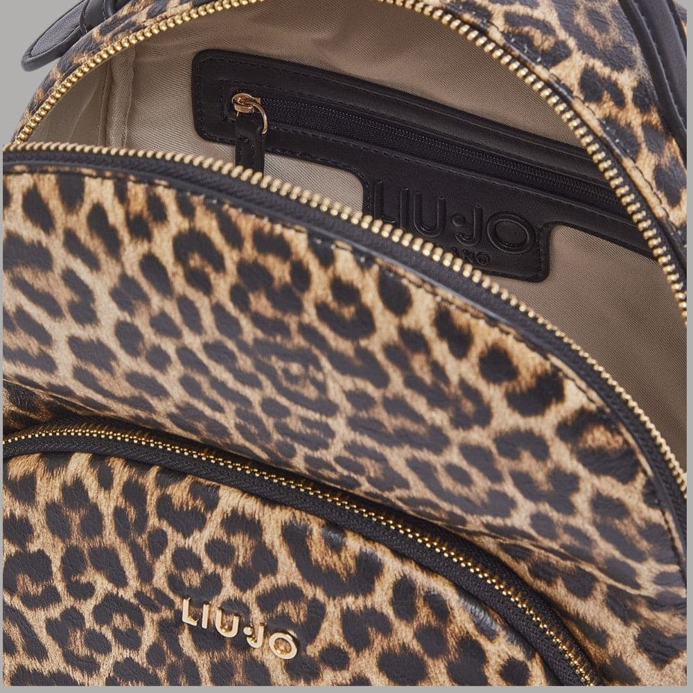 Liu Jo zaino donna animalier elegante con tasca frontale - 6
