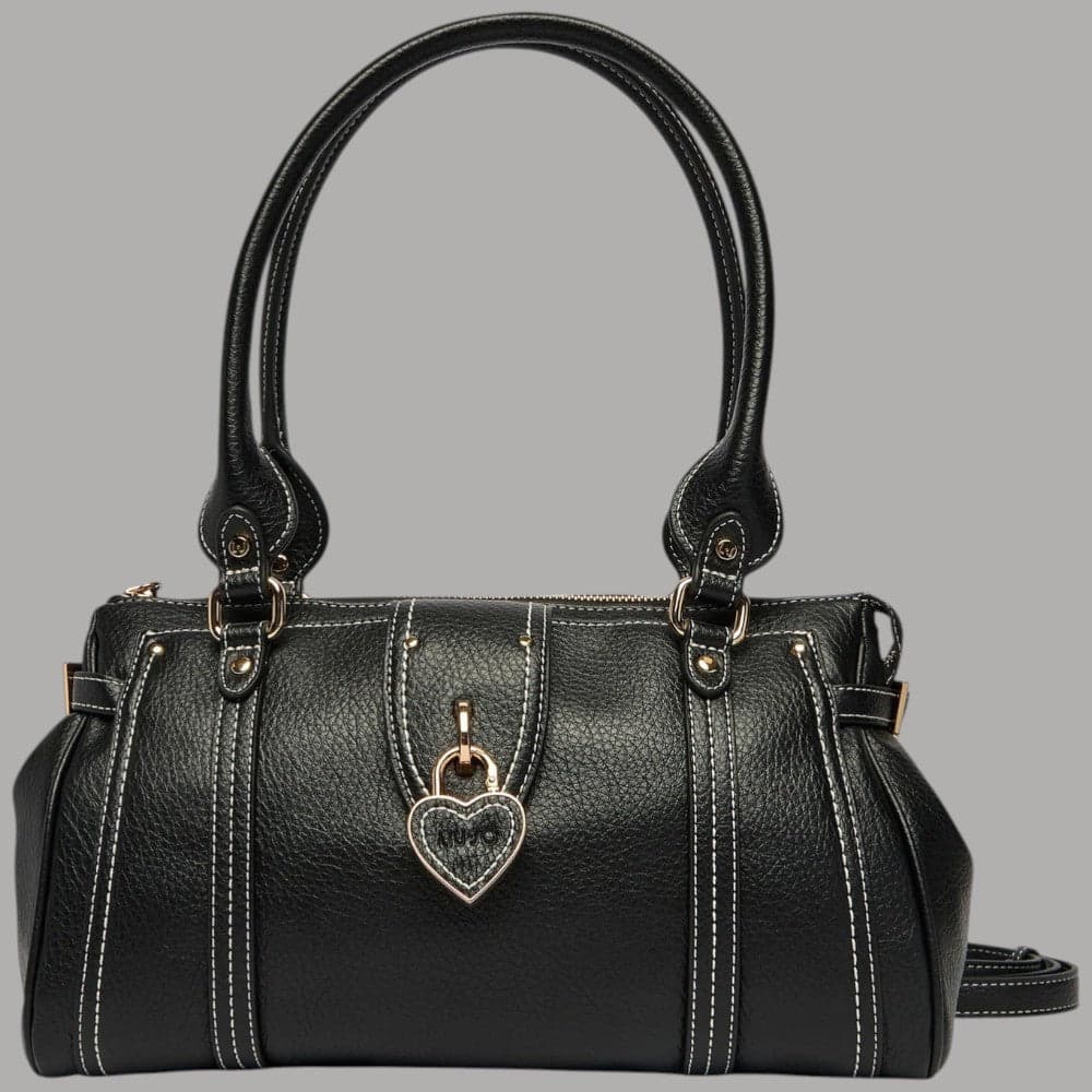 Liu Jo Borsa Boston Nera con Tracolla Removibile Elegante - 7
