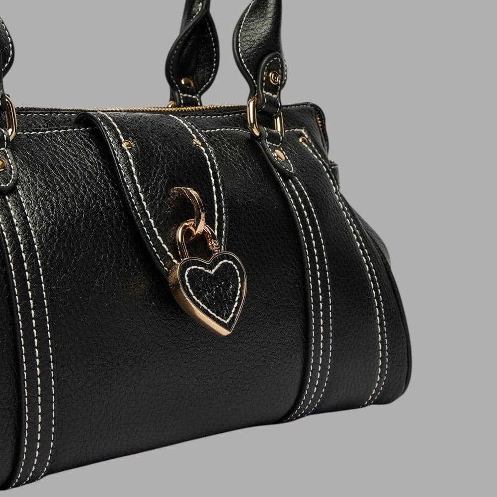Liu Jo Borsa Boston Nera con Tracolla Removibile Elegante - 2