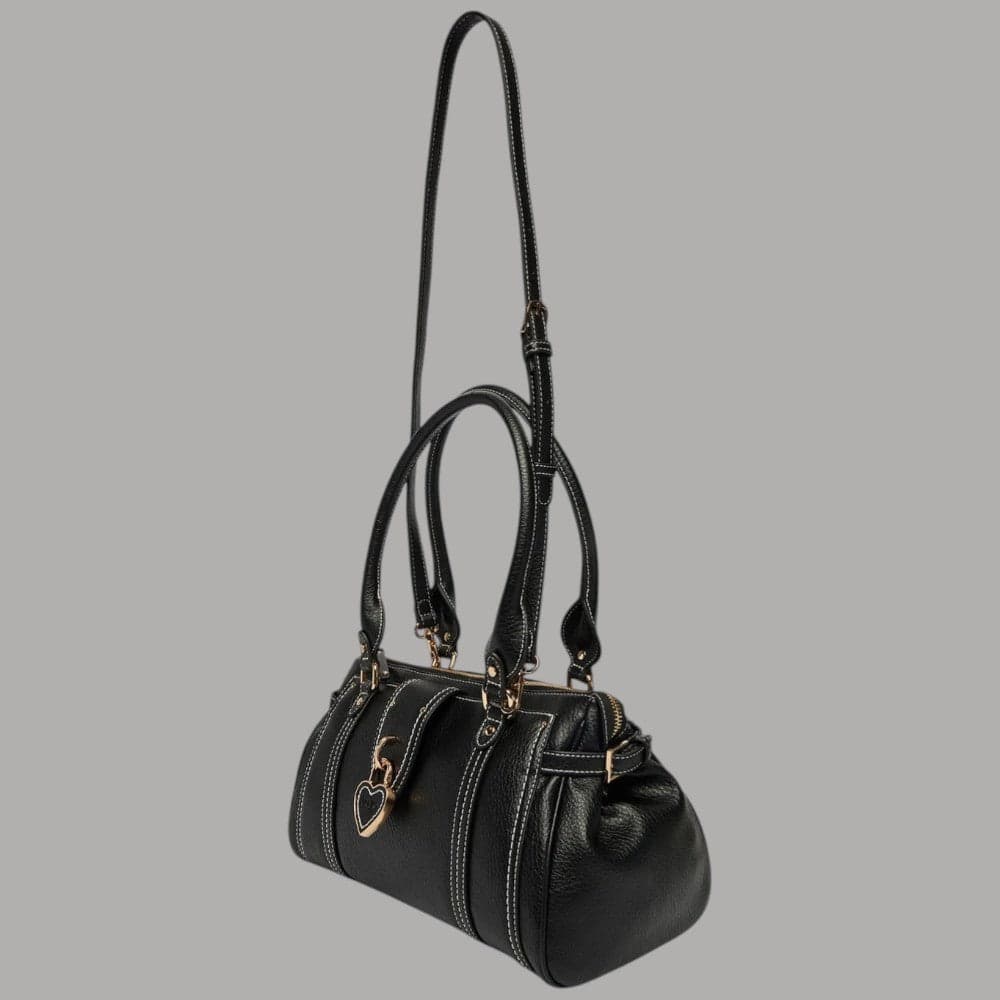 Liu Jo Borsa Boston Nera con Tracolla Removibile Elegante - 3
