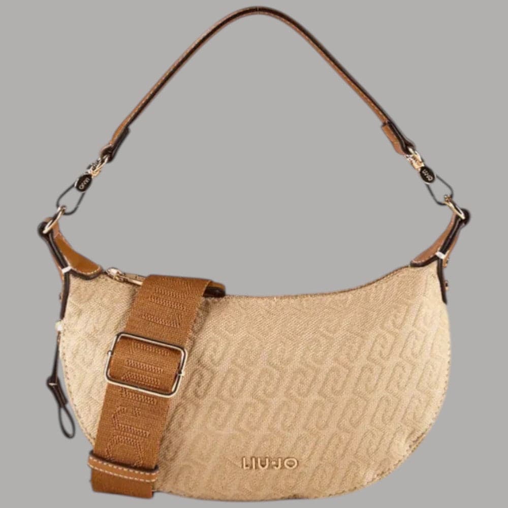 Liu Jo borsa a spalla jacquard con tracolla removibile elegante - 10