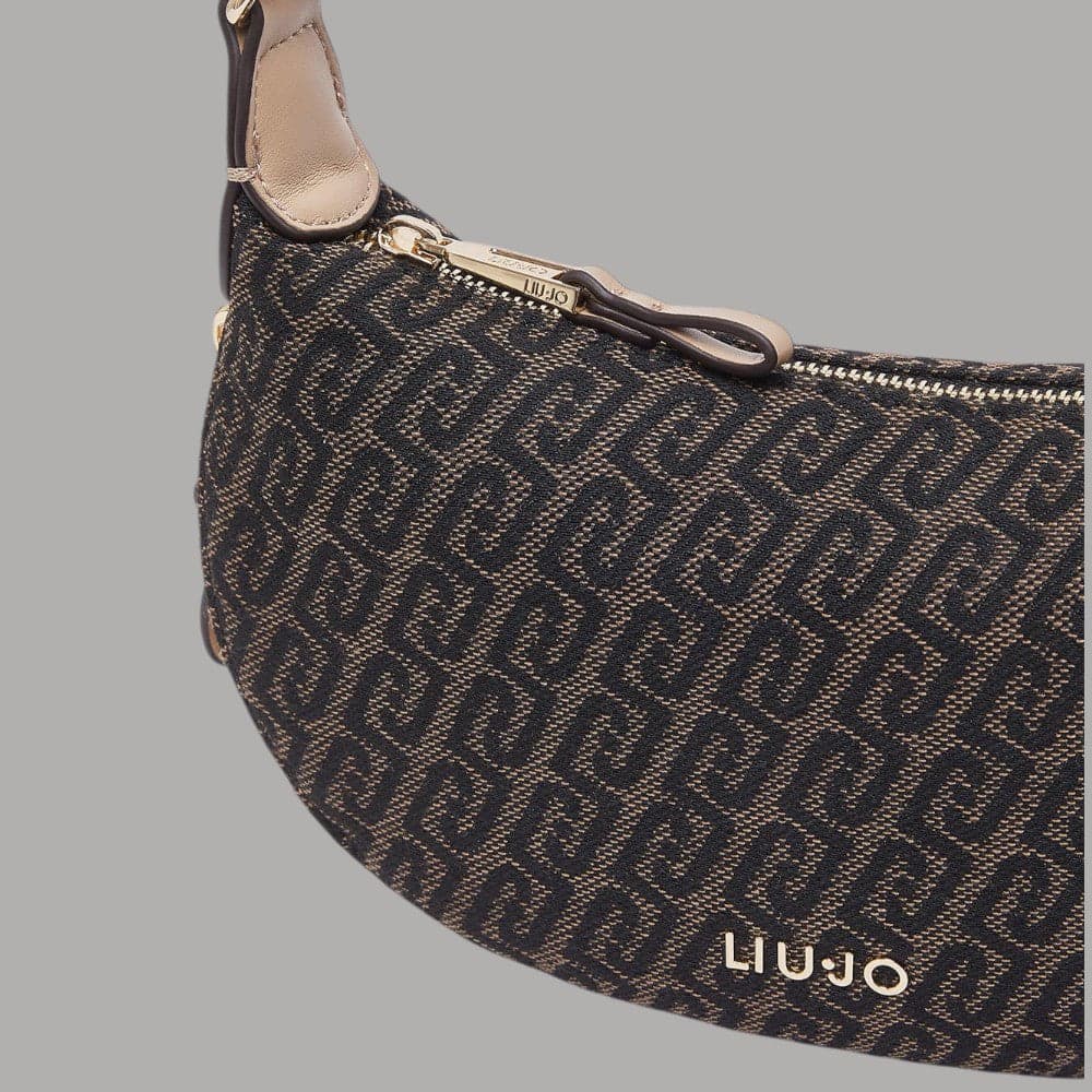 Liu Jo borsa a spalla jacquard con tracolla removibile elegante - 4
