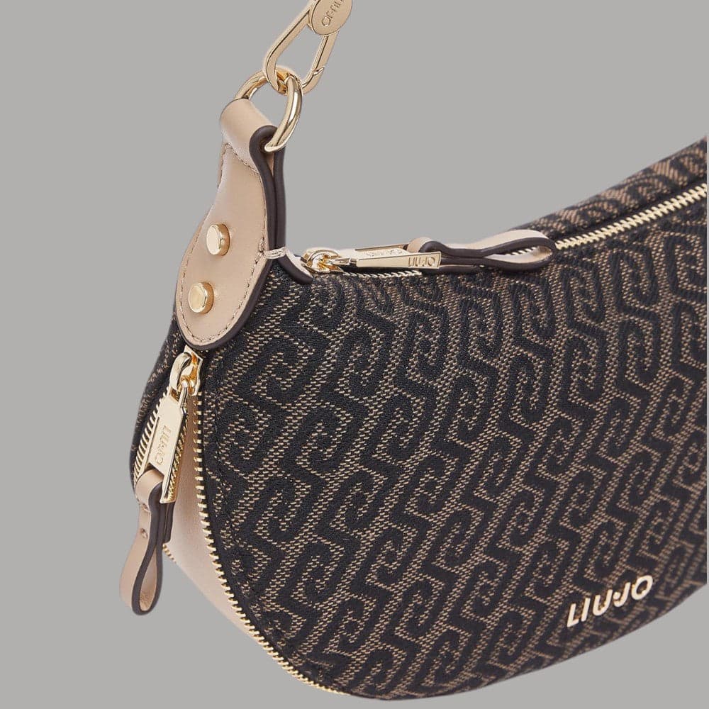 Liu Jo borsa a spalla jacquard con tracolla removibile elegante - 5