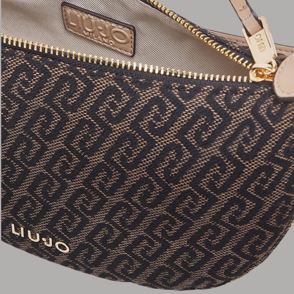Liu Jo borsa a spalla jacquard con tracolla removibile elegante - 6