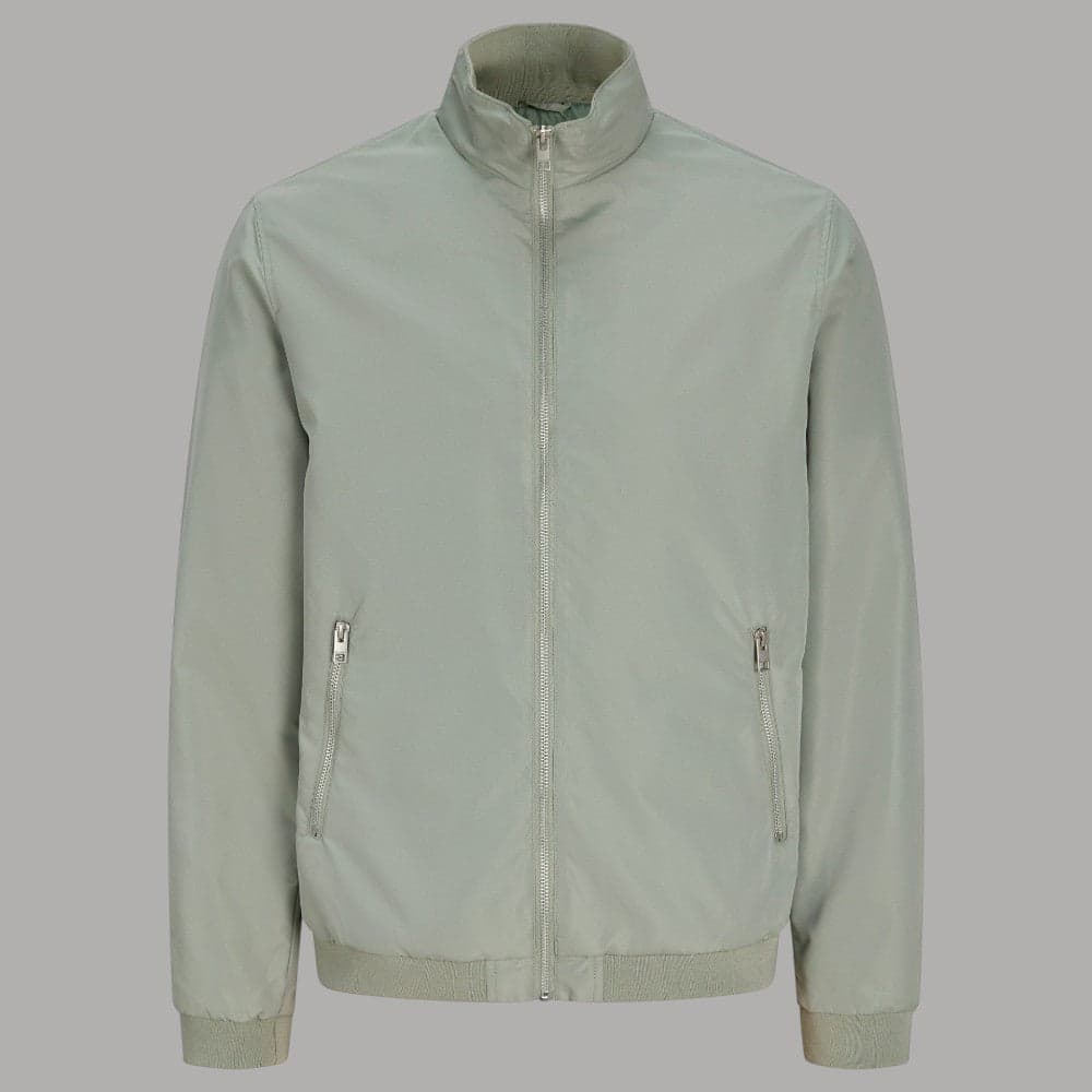Jack Jones Giubbotto Bomber Mezza Stagione con Tasche Zip