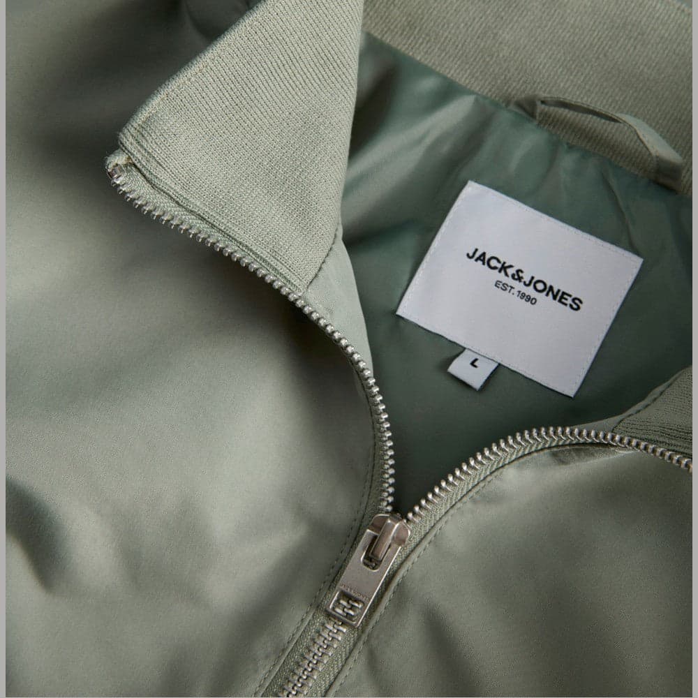 Jack Jones Giubbotto Bomber Mezza Stagione con Tasche Zip - 2