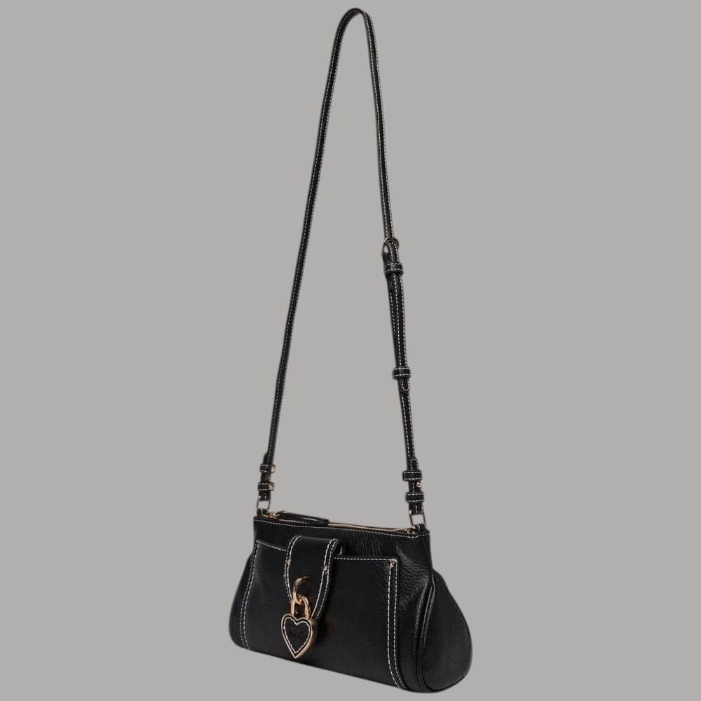Liu Jo Borsa a Tracolla Cross Over Effetto Bottalato 25x14 cm - 7