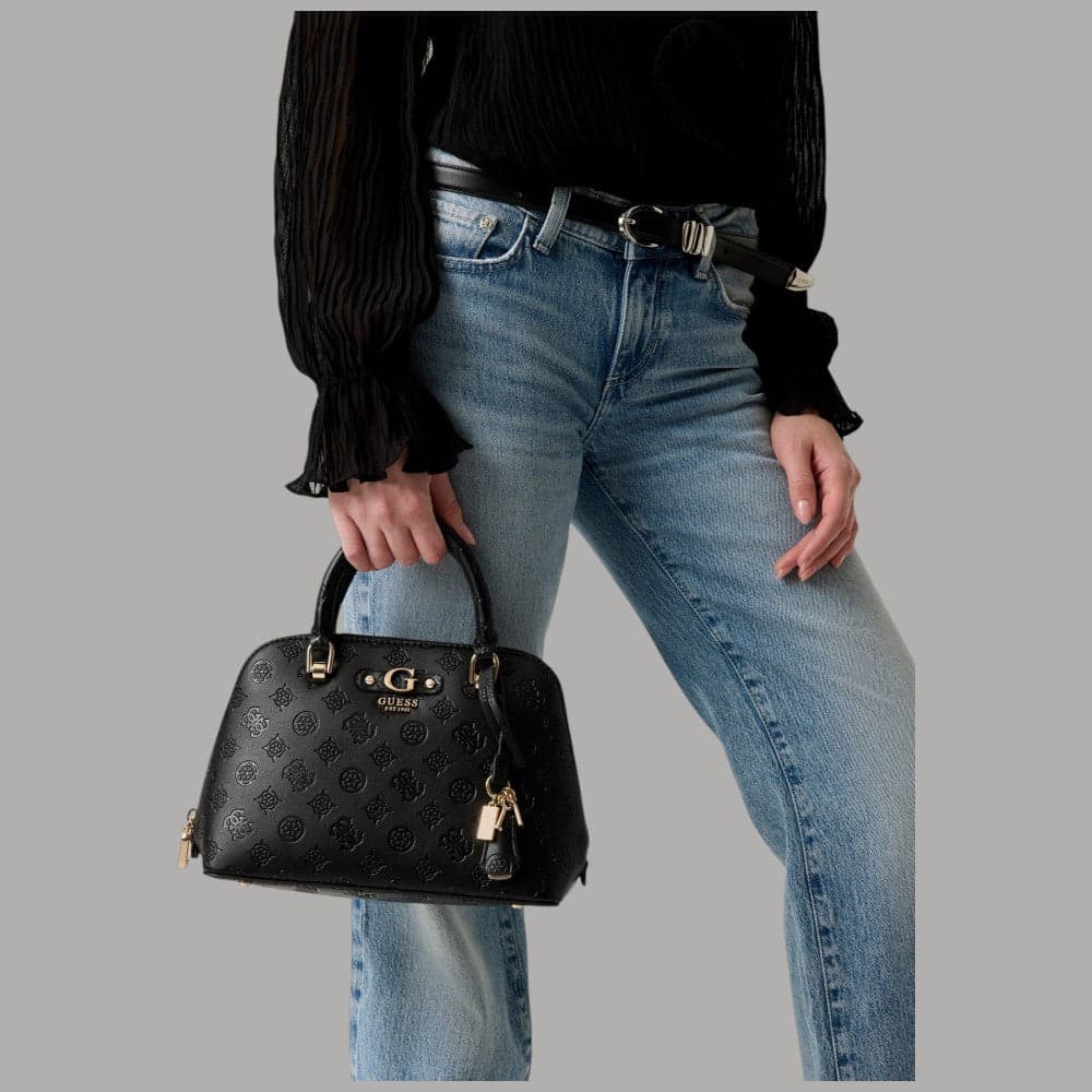 Guess Borsa a Mano Dita Eleganza Vintage con Tracolla Rimovibile - 2