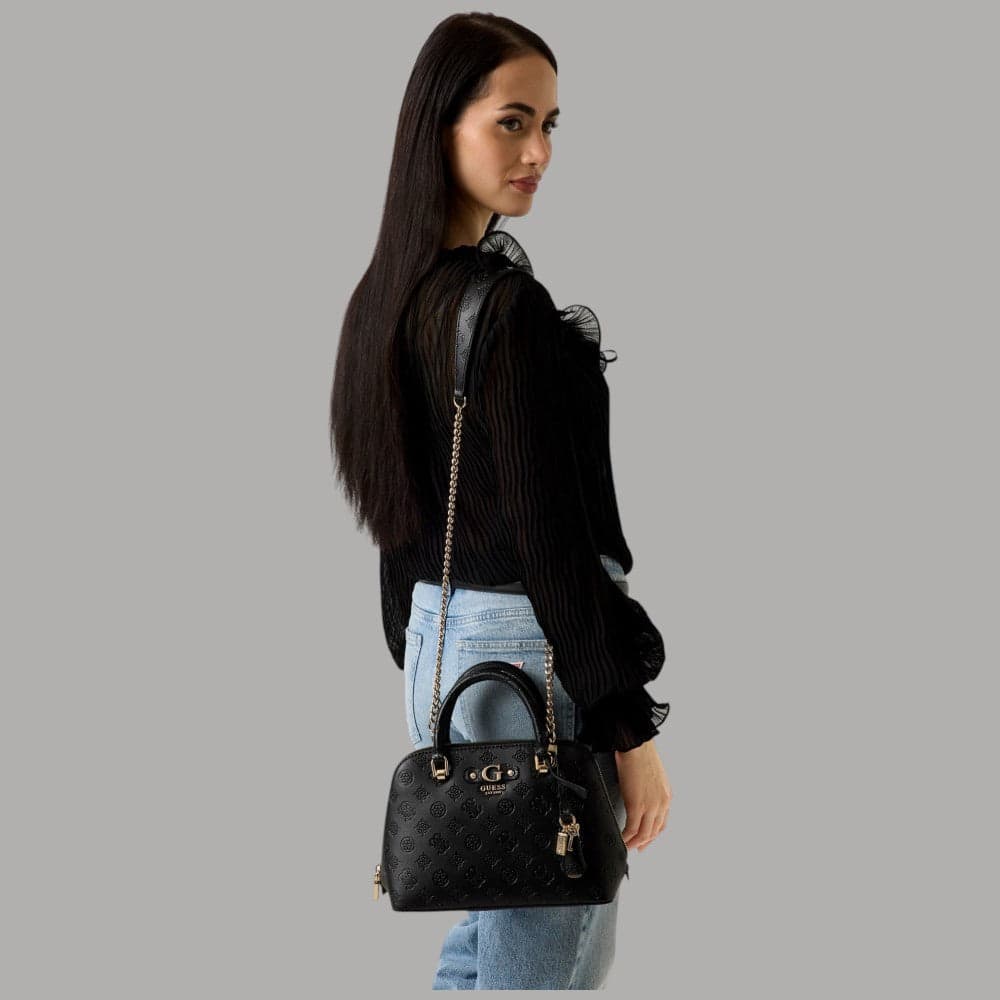 Guess Borsa a Mano Dita Eleganza Vintage con Tracolla Rimovibile - 3