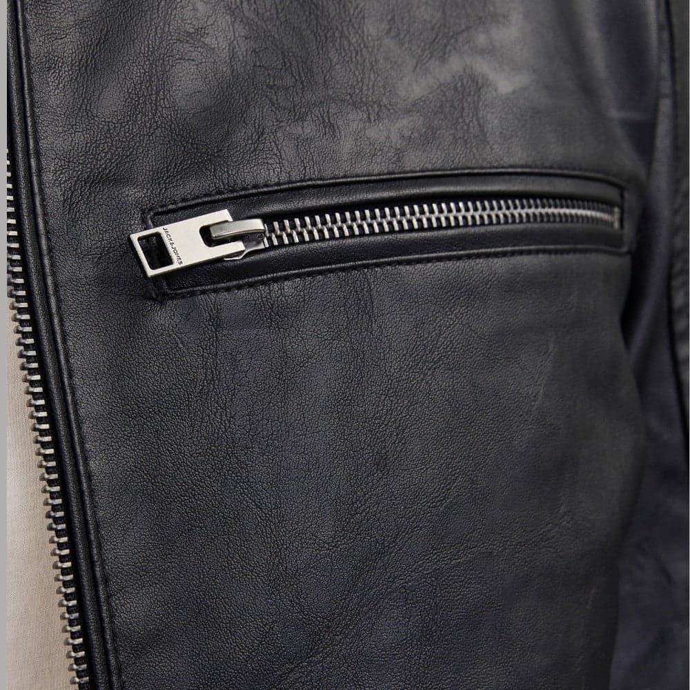 Giacca in Ecopelle Biker Uomo Jack Jones DYLAN 12261196 - 6