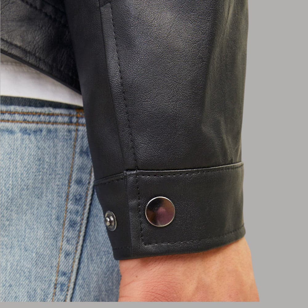 Giacca in Ecopelle Biker Uomo Jack Jones DYLAN 12261196 - 7