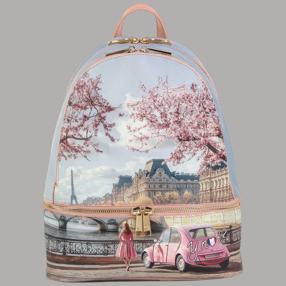 YNot zaino donna stampa città funzionale elegante tasche multiple regolabile - 10