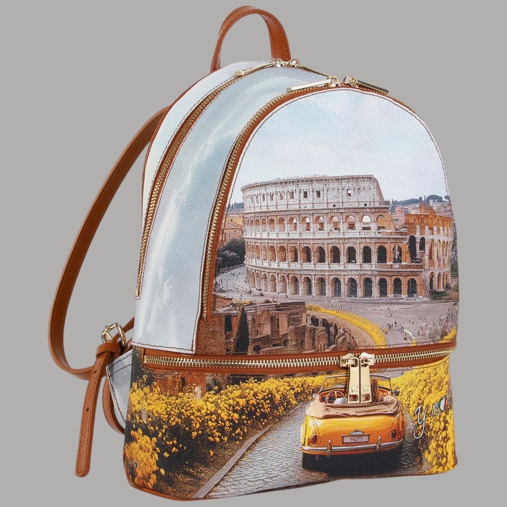 YNot zaino donna stampa città funzionale elegante tasche multiple regolabile - 2