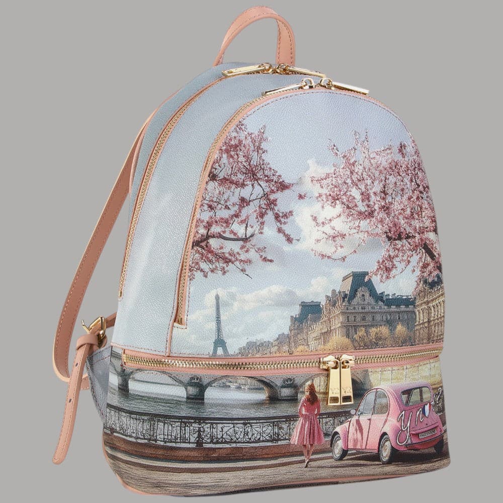 YNot zaino donna stampa città funzionale elegante tasche multiple regolabile - 4