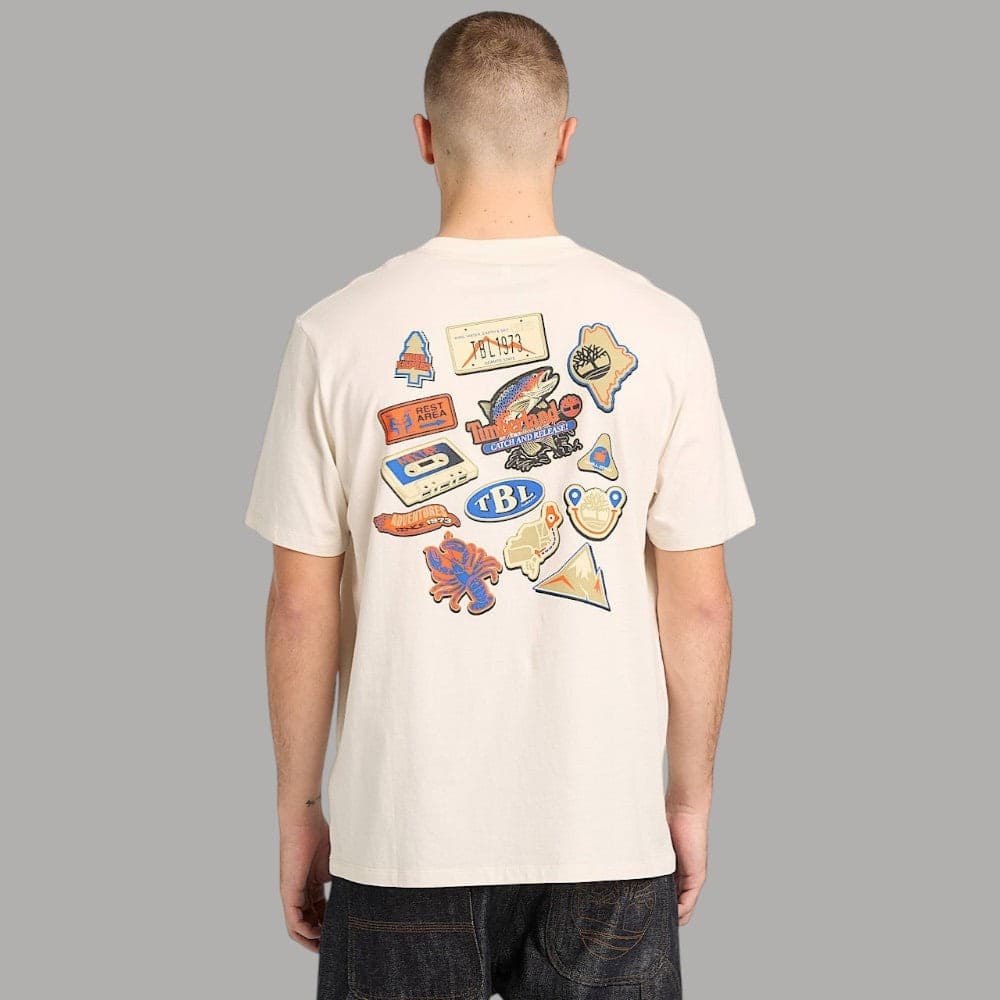 T-shirt Timberland Uomo Cotone Bio Grafica Authentic Fit - 2
