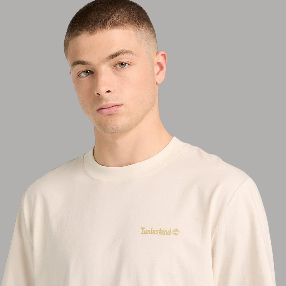 T-shirt Timberland Uomo Cotone Bio Grafica Authentic Fit - 3